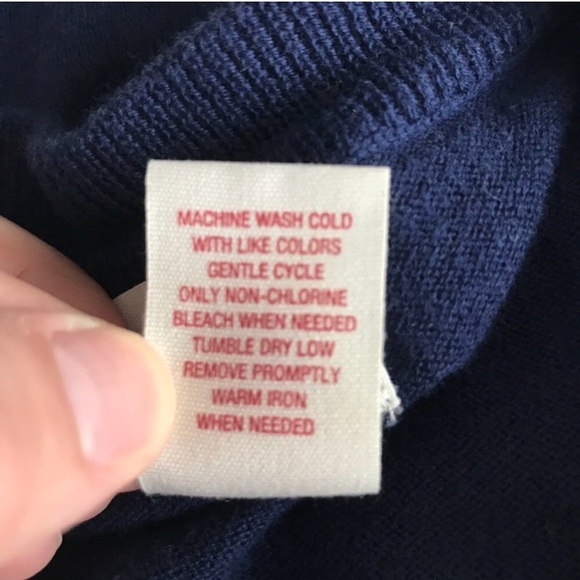 Navy Ruffle Front Cardigan - Picture 6 of 6